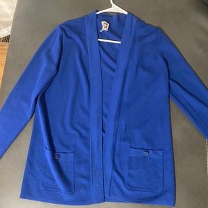 Anne Klein Blue Cardigan
